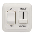 12 Volt RV Light Dimmer Switch, 12V Rv DC LED Toggle Light Dimmer Switch, DC High Side Dimmer Light Switch for Dimmable LED Halogen, Incandescent - RV, Auto, Truck, Marine, and Strip Lighting