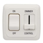 12 Volt RV Light Dimmer Switch, 12V Rv DC LED Toggle Light Dimmer Switch, DC High Side Dimmer Light Switch for Dimmable LED Halogen, Incandescent - RV, Auto, Truck, Marine, and Strip Lighting