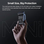 VIOFO VS1 Mini Dash Cam, 1440P/2K HDR Dashcam, STARVIS 2 Sensor, Free 32GB SD Card, 5GHz Wi-Fi Voice Control Car Dash Camera 