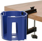 Original Large Desk Cup Holder Clamp – Cup-Holster, The Anti-Spill Cup Holder for Table, Office & Gaming – Multi-Directional 