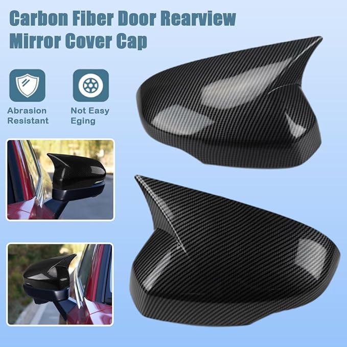 XITER Rear View Side Mirror Cover Side Mirror Cap for Honda CRV 2023 2024 2025 2026,Carbon Fiber