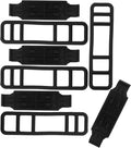 BETOOKY 4pcs Vehicle Rearview Mirror Mount Buckle: Dash Cam Holder Bracket with Strap - Car Camera Mount Base Driving Recorder Accessories Replacement