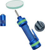 2-in-1 Window Breaker Seatbelt Cutter, Car Window Breaker Tool, Metal Glass Breaker - Extended Tungsten Steel Hammer Tip, Can