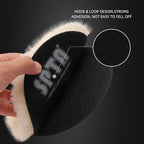 SPTA Wool Buffing Polishing Pads, 3Pcs 6 Inch (150mm) Wool Cutting Pad, Wool Compounding Pad, Buffing and Polishing Pads for 6 Inch Car Polisher Compounding, Polishing, Buffing