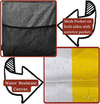 NGIL Extra Large Utility Tote Reusable Grocery Bag Oversized Collapsible for Groceries, Storage, Picnic, Beach (Baseball and Softball-black)