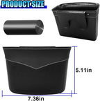Mini Car Trash Can - Leak-Proof Hanging Car Garbage Can Auto Trash Bag Organizer - Small Garbage Bin Container Vehicle Door Front Back Seat Storage Accessories for Cars Home Office (Clip-on)
