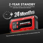 Car Battery Jump Starter Portable, 7000A Peak Battery (for 10.0L Gas or Up to 9.0L Diesel),Portable Booster Power Pack,LCD