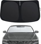 Side Window Sunshades Intended for Hyundai Elantra 2021-2025, Front Window Shades Custom Fit for Elantra, Foldable Car Sun Shield with Steering Wheel Sunshade to Block UV Keep Car Cool