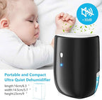 Dehumidifiers for Home 27oz(800ml) Small Auto Shut off Dehumidifiers with Drain Hose,Portable Ultra Quiet Mini Dehumidifier