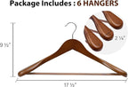 StorageWorks Large Under Bed Storage Containers with Wooden Hangers 6 Pack