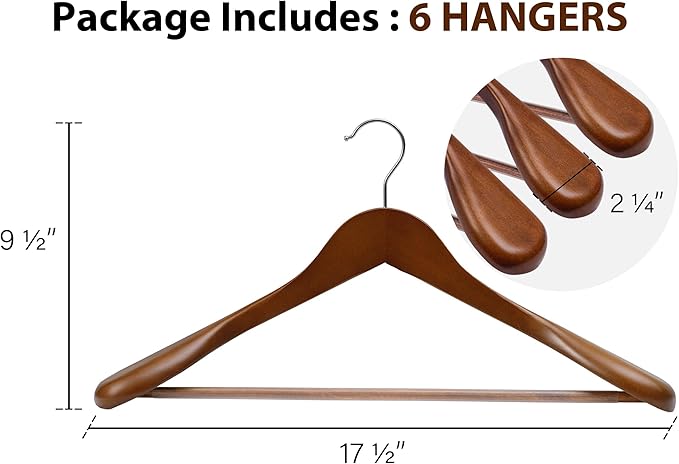 StorageWorks Large Under Bed Storage Containers with Wooden Hangers 6 Pack