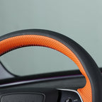 MEWANT DIY Stitching 3D Style Steering Wheel Cover Wrap for Tesla Model 3 Highland 2023-2025/Model Y 2025 Highland for Tesla Model 3/Model Y Accessories(3D Style)
