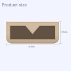 Car Seat Side Pocket Organizer, PU Leather Multifunctional Small Vehicle Console Side Storage Pouch, Automotive Gap Filler Bag for Cell Phone Sunglasses, Universal for SUV RV Truck (Beige)