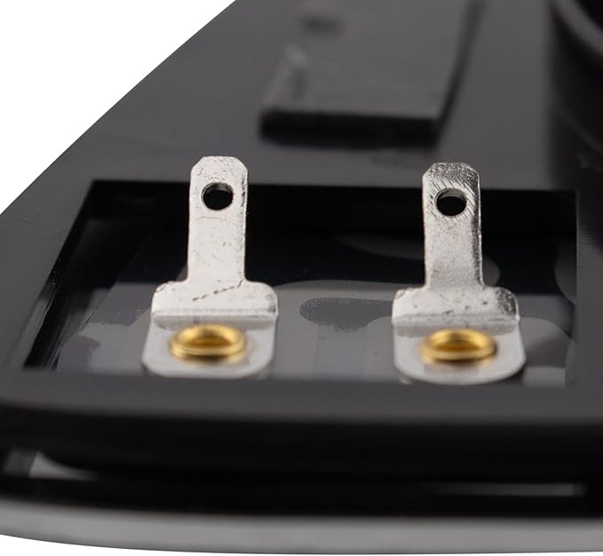 TRQ Passenger Side Mirror Glass Heated Convex Snap On Compatible with 2015-2021 Volkswagen Golf GTI 2015-2019 Golf R VW132511