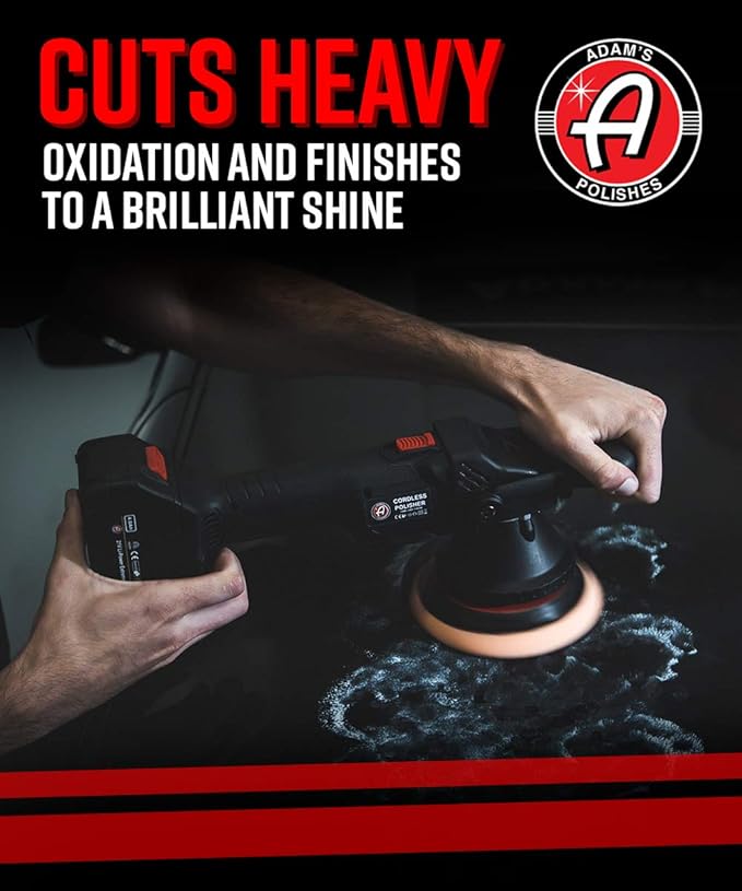 Adam's Polishes One Step Polish 12oz - Safe for Clear Coat, Single Stage, or Lacquer Paint - Increased Cut & Finishing, Body Shop Safe - Easy Application and Removal, Excellent Shine