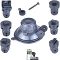 Replacement Dash Cam Mount, Suitable for Icesky 2.5K+2.5K+2.5K Three Channel Dash Cam M4, with 6pcs 360 Rotating Joints Windshield Suction Cup Mounting Bracket Dash Camera Accessory Part