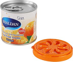 Auto Dynasty My Shaldan Japanese Room/Car Limonene Gel Natural Air Freshener Cans, Orange Scent, 80g