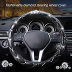 Car Steering Wheel Cover with Durable PU Leather, Universal 20 inch Fit for Car Truck SUV, Breathable Anti Slip Auto Steering Wheel Covers for Men and Women