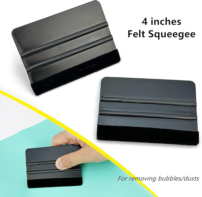 CARTINTS Car Install Tools for Vinyl Wrap, Vehicle Tinting Window Film Application Kit Includes Vinyl Wrap Magnets, 7 in1 Mini Squeegee, Felt Squeegee, Razor Blade Wrapping Cutter, 9mm Film Knife