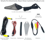 CVBS Signals Blind spot Camera Car Side View Camera IP68 Waterproof 120 Degree Wide Angle Side View Mirror kit Dark Grey