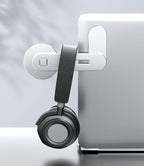 CloudValley Magnetic Phone Holder for Laptop Designed for iPhone 17/16/15/14/13/12 MagSafe, Adjustable Phone Monitor Side Mount, Slim Portable Foldable Computer Expansion Bracket, Silver