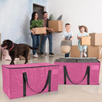 ClearSpace Oversized Moving Bags or Storage Bag – Large Moving Boxes with Backpack Straps, Zippers & Handles – Heavy-Duty Pac