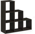 Furinno Pelli 3-2-1 Cubic Storage Cabinet, Espresso
