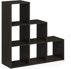 Furinno Pelli 3-2-1 Cubic Storage Cabinet, Espresso