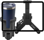 Cellet Tablet Mount with a Cup Holder Base Compatible for Apple iPad Pro, Air, Mini, Samsung Galaxy Tab, Surface Go (Extra Cup)