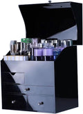 Makeup Organiser Storage 4-Layer Desktop Cosmetic Storage Box Make Up Organizer, Separation Dressing Table Makeup Organiser w