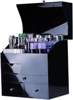 Makeup Organiser Storage 4-Layer Desktop Cosmetic Storage Box Make Up Organizer, Separation Dressing Table Makeup Organiser w