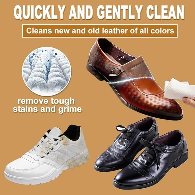 Air Jungles 3in1 Leather Cleaner Wipes 70 Count (Pack of 3), Extra Large 8" x 10" Size, Clean Condition Protect Wipes for Vin
