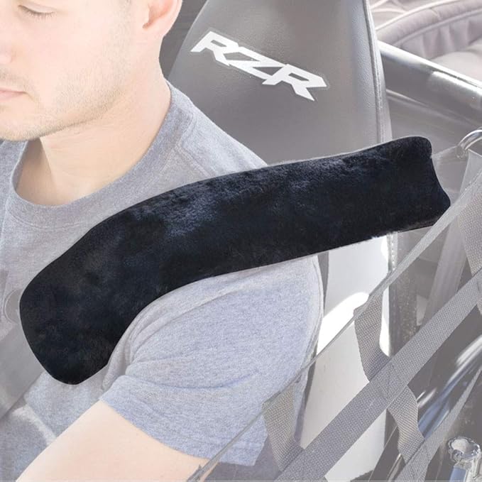 Tusk UTV Seat Belt Sleeves 14" Black for Polaris RZR 900 Trail EPS 2015-2020
