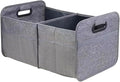 Car Trunk Organizer, Collapsible Multi-Compartment Auto Storage Box with 4 Pockets, Waterproof Oxford Fabric Car Trunk Container