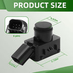 Ultrasonic Parking Sensor Compatible with LS LX NX RX UX 2020-2024 & Camry Corolla GR Corolla Mirai R-AV4 Sequoia Sienna Tundra Venza BZ4X 2021-2025 Replaces 8934150080C0