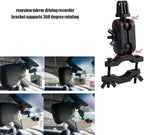 ASHATA Universal Dash Cam Mirror Mount, Dash Cam Mount Holder Car Rearview Mirror Camera Driving Recorder Bracket Support Kit Support 360 Degree Rotating, Easy Removal