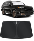 TINGLU Sun Shade for Subaru Forester 2025 2026 Accessories Windshield Sun Shade Window Shade UV Rays Protection Sun Visor Cover with Steering Wheel Sunshade Storage Bag