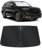 TINGLU Sun Shade for Subaru Forester 2025 2026 Accessories Windshield Sun Shade Window Shade UV Rays Protection Sun Visor Cover with Steering Wheel Sunshade Storage Bag
