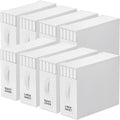 StorageTastic 8 Pack Bed Sheet Closet Organizers and Storage,Sturdy Foldable Storage Containers with Window and Label,Storage