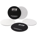 Glass Polishing Pad, SPTA 5 Pcs 5''(125mm) Car Glass Polishing Discs Microfiber Polishing Buffing Pad, Scratch Removal Kit for Correct Damaged Window Cleaning, Removing Stubborn Waterspots