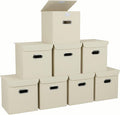 Closet Organizers Fabric Storage Bins With Lids Collapsible Cube Storage Organizer Basket With Handles,Storage Boxes for Clot