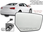 APA Replacement for Exterior Rear View Mirror Glass 2014-2020 Impala 2014 Impala Eco Power Heated Passenger Right Side 84269179 GM1325189