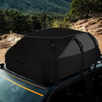 Car Roof Rack Luggage Bag, Rooftop Cargo Carrier Roof Bag Waterproof Vehicle Soft-Shell Roof Luggage, with Lacing Strap, Safety Hook (160 * 110 * 45cm)