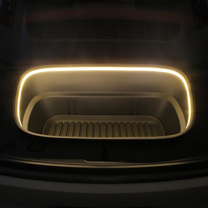 8FT Frunk LED Light Strip for Model Y Juniper 2025+ and Model Y 2021-2024, Front Trunk Flexible Silicone Interior Lighting Bar, Modification LED Strip Ambient Lights
