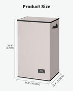 SOLEDI Laundry Hamper with Lid 90L Large & Tall Collapsible Laundry Basket, Clothes Hamper with Bag Removable Easy to Carry, 