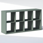 Furinno Cubic Closet Organizers and Storage, 8-Cube Closet Organizer, Open Shelf Closet Storage, Extra Thick Frame for Wardro