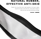 Car Breathable Steering Wheel Cover, Carbon Fiber Wear-Resistant D Shape Steering Wheel Protector for Comfy Grip, Universal N