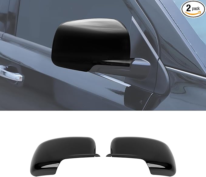 RAZPOY Rearview Mirror Cover Side Mirror Shell Trim Compatible with Dodge Journey 2009-2020, Black
