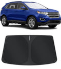 TINGLU Sun Shade for Ford Edge SUV 2015-2024 Accessories Windshield Sun Shade Window Shade UV Rays Protection Sun Visor Cover with Steering Wheel Sunshade Storage Bag