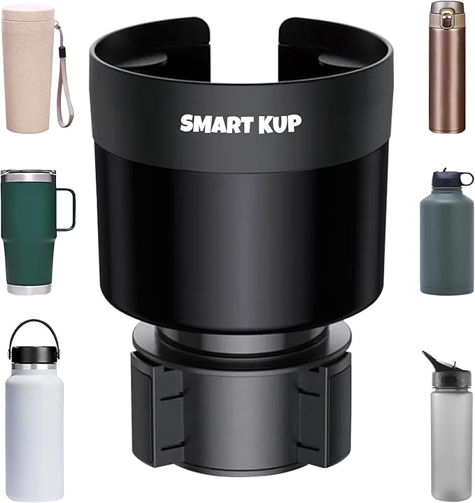 Car Cup Holder Expander with Adjustable Base, Cupholder Extender Holder for Car Compatible with Hydro Flasks 32/40 oz, Fits Y